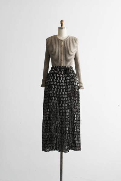 prism sheer maxi skirt