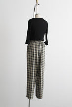 emma plaid trousers