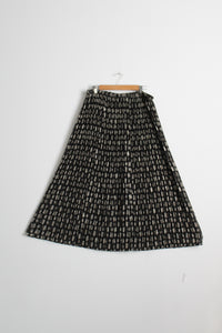 prism sheer maxi skirt