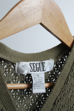 olivebranch cotton knit button up
