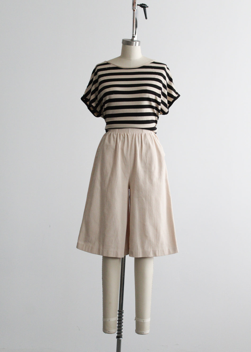 longline parchment shorts