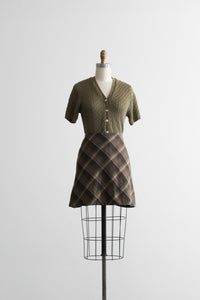 olivebranch cotton knit button up