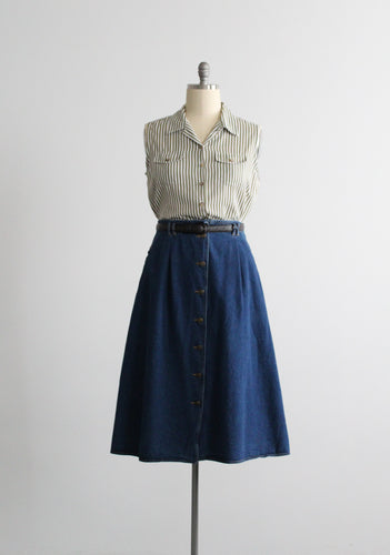 nantucket denim skirt