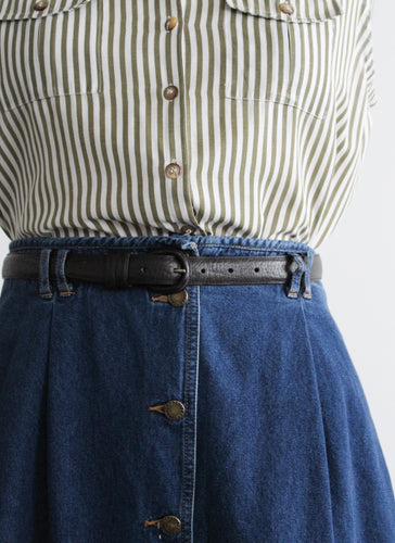 dramatist leather belt