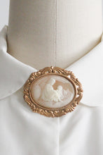 vintage cameo brooch