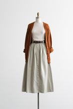 cable knit clay cardigan