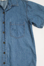 COTTON denim button up