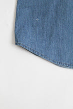 COTTON denim button up