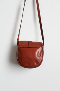 leather saddle bag