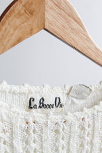 gardenia eyelet sweater