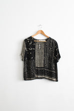 dark botanical blouse (m)