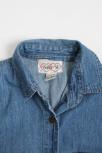 COTTON denim button up