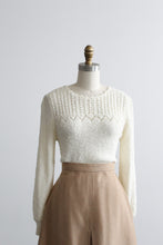 gardenia eyelet sweater
