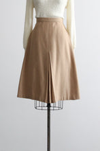 camel wool skirt