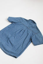 COTTON denim button up