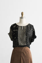 dark botanical blouse (m)