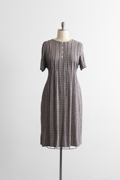 gingham market dress
