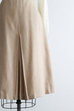 camel wool skirt