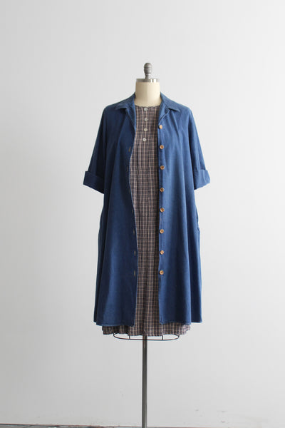 vintage denim duster