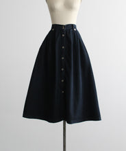 laurel lake denim midi skirt