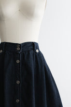 laurel lake denim midi skirt