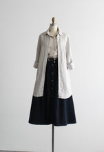laurel lake denim midi skirt