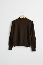 espresso wool pullover