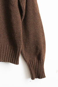 espresso wool pullover