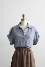 cornflower button up (m/l)
