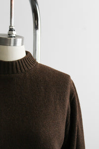 espresso wool pullover