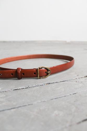 skinny leather belt