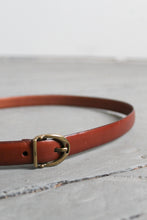 skinny leather belt