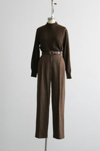 espresso wool pullover