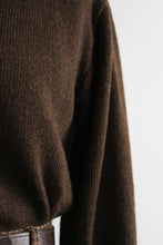 espresso wool pullover