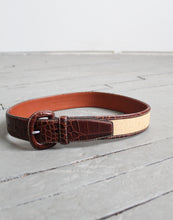 safari leather belt