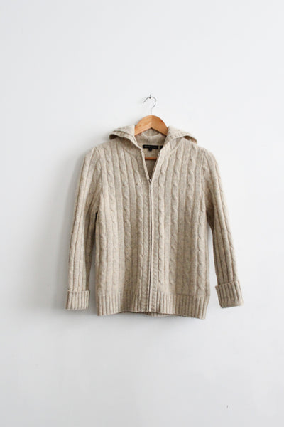 chanterelle cable knit cardigan (s)