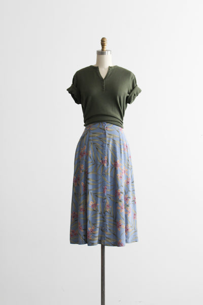 may garden midi skirt