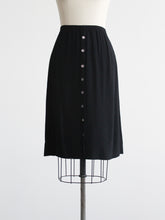 noir crinkle skirt