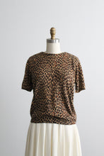 leopard print tee