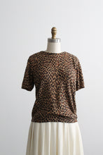 leopard print tee