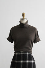 cashmere short sleeve turtleneck (s/m)