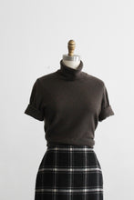 cashmere short sleeve turtleneck (s/m)