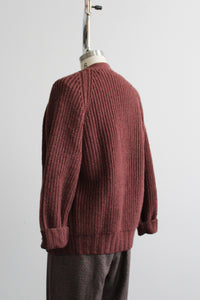 mulberry wool cardigan