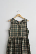 farmers market cotton flannel dress (s/m)