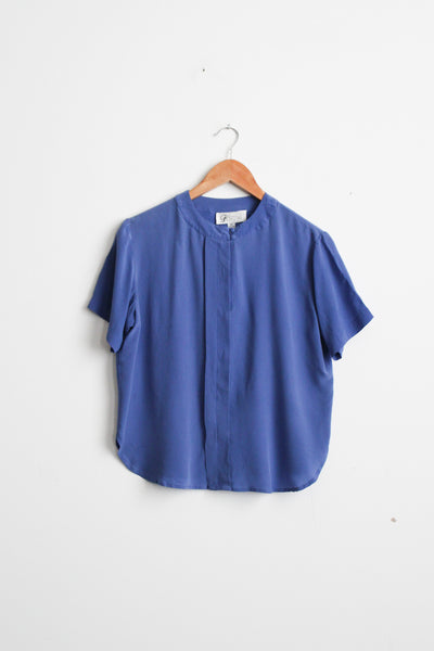 bluebell silk tee