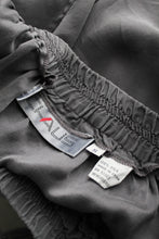 pewter silk skirt