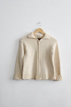 salt wool cable knit cardigan (s)