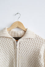 salt wool cable knit cardigan (s)
