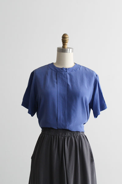 bluebell silk tee