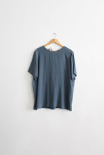 blue willow silk tee (xl)